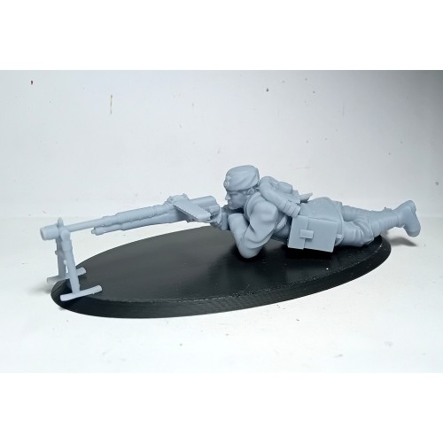 1/32 Greek Soldier with Machine gun WWII